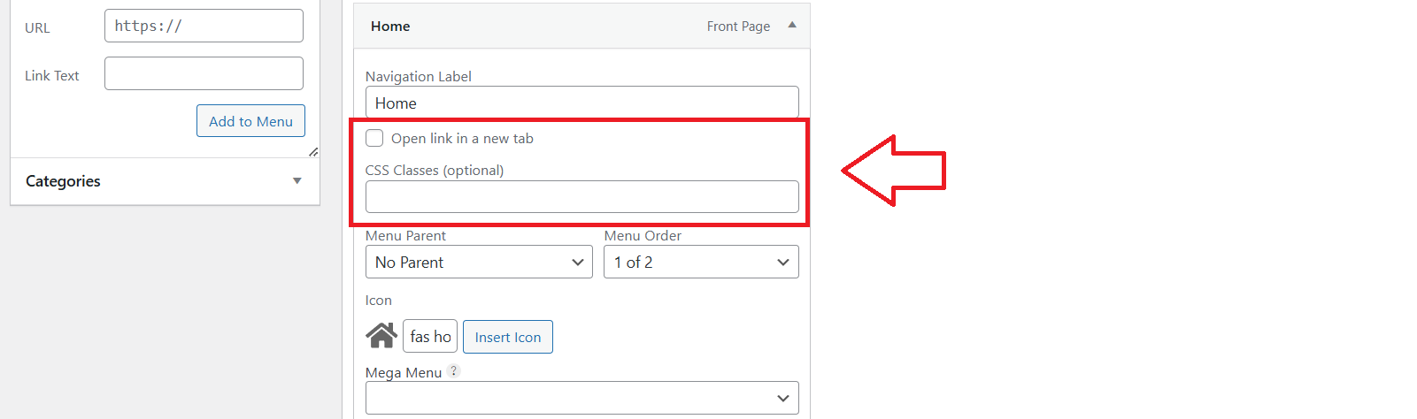 Menus and Highlighted Menu_10