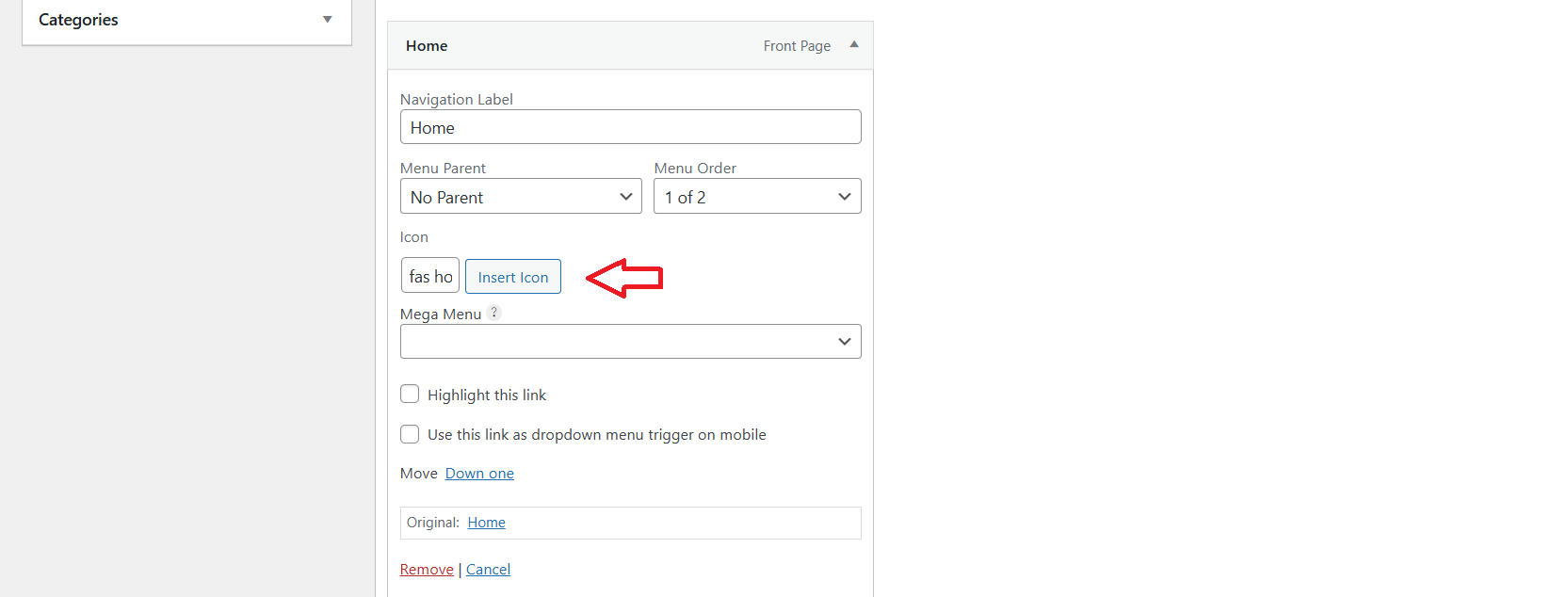 Menus and Highlighted Menu_6